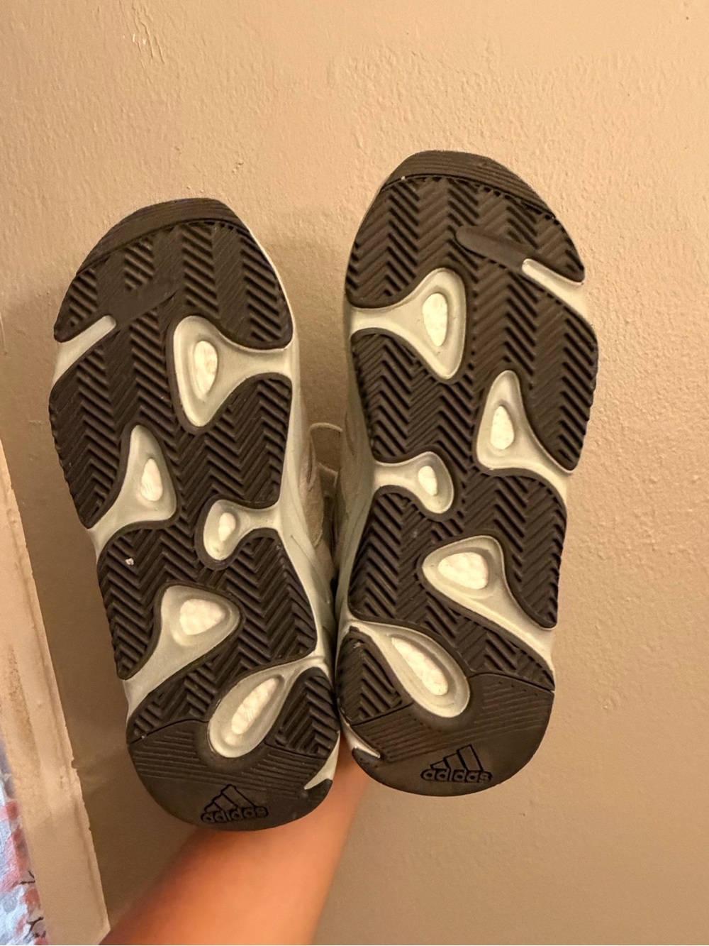 Adidas Yeezy men Black and blue Athletic Shoes